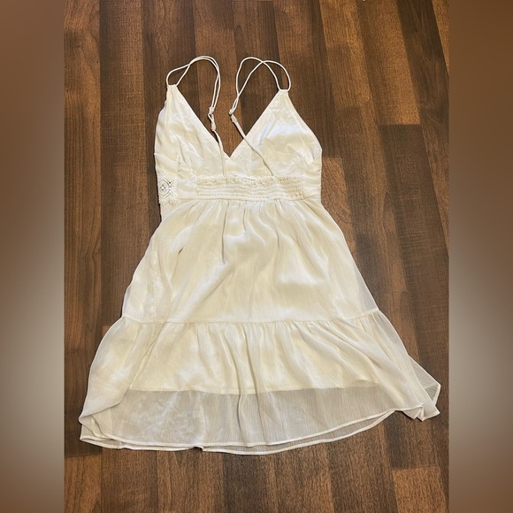 Abercrombie & Fitch White Lace Chemise - Picture 2 of 12